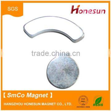 Strong curved Arc Magnetic SmCo Cylindrical magnet