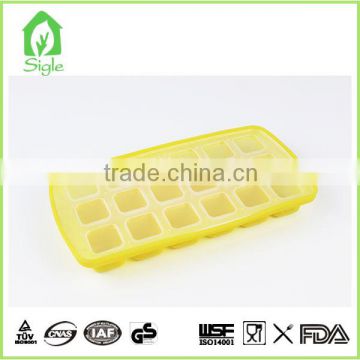 100% food grade best quality silicone ice tray box custom color pass FDA FLGB