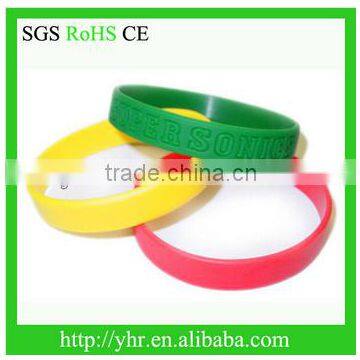 Personalized customerized silicone bracelet