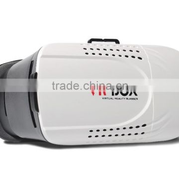 cheapest Virtual Reality 3D Video Glasses Head Mount Plastic 3D vr Goggles C