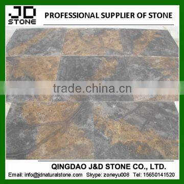 multi color bluestone paving tile