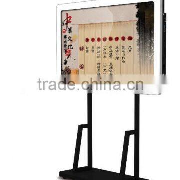 Portable 32inch digital ad display electronic lcd player support Video input for Advertising