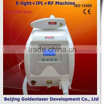 2013 laser tattoo removal slimming machine cavitation E-light+IPL+RF machine low price