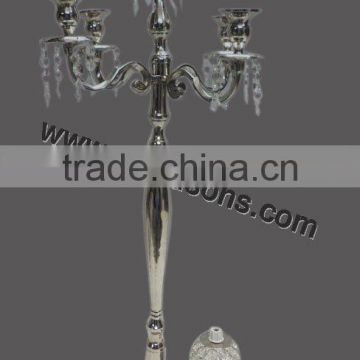 Candle holders nickel plated candelabras sale
