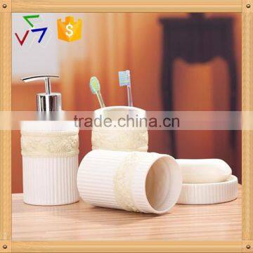 HOT Europen style ceramic bathroom accessory set