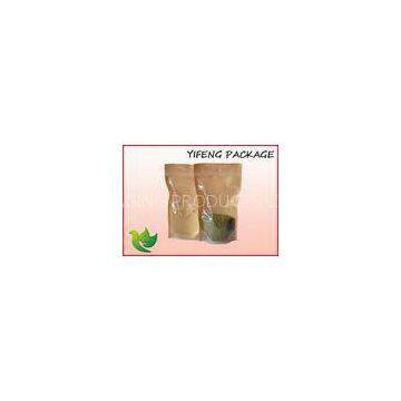 Recyclable Plastic Kraft Paper Bag Gravure Printing Tea Stand Up Pouches