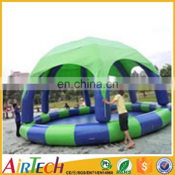 Large inflatable swimming pool pool with cover for sale