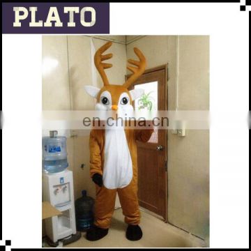 S M L XL XXL sizes adults Lovely plush xmas reindeer costume for sale