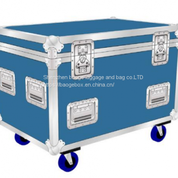 With Emboss / Laser Logo Rolling Road Case With Epe Foam Material