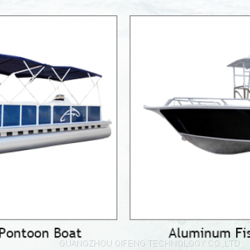YACHT aluminum pontoon party boat for family