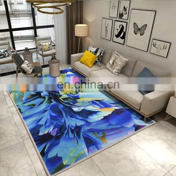 Household custom modern home decorative polyester carpet jacquard rug