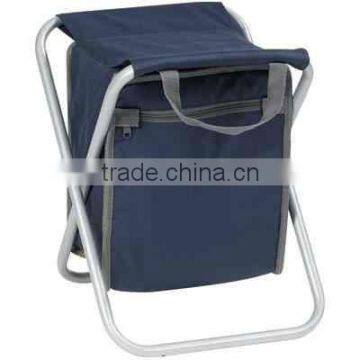 Outdoor folding cooler chair