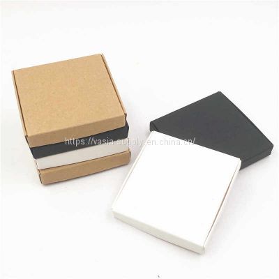 Disposable fordable flat packaging pizza boxes restaurant supplies pizza boxes blank white cardboard