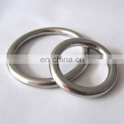 Stainless steel Round ring for Endless industrial and marine rigging aplications