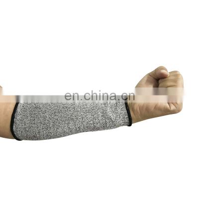 High Tenacity Polyester Stainless Steel Cut Resistant Protective Arm Sleeves Safety Working Sleeves