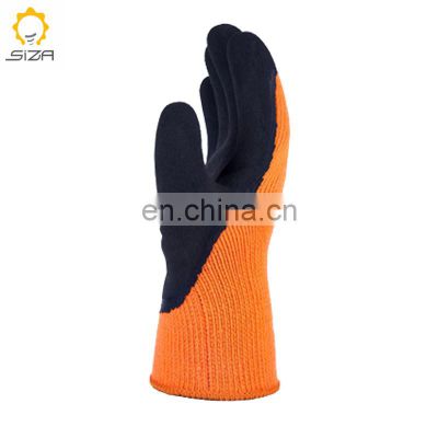 Wholesale high quality acrylic fiber brush cold-proof latex labor insurance general work gloves
