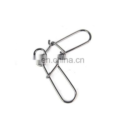 Weihai Wholesale Connector Solid Rings Snap Stainless Steel Pin Nice Connector Barrel Swivel Fishing tackle accessories