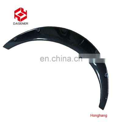 Changzhou Honghang Manufacture Auto Car Accessories Wheel Eyebrow, Glossy Carbon Fiber Color Fender Flares Universal For All Car