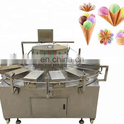 OrangeMech Commercial Ice Cream Waffle Maker Sugar Wafer Cones Baking Making Machine / Sugar Crispy Cone Machine for sale