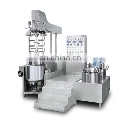 100L 200L 500L 1000L Stainless Steel Emulsifying Homogenizer Electric Steam Mixing Tank With Agitator