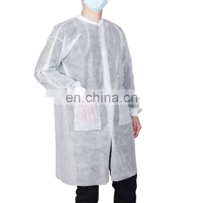 Disposable Medical Non-woven Working Clothes Lab Coat