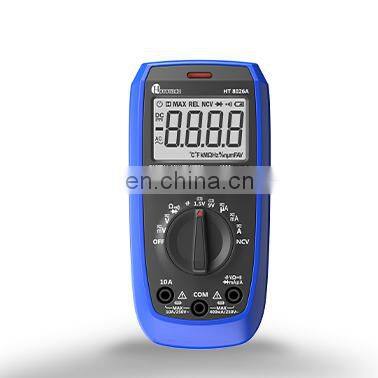 HT8026 Digital Voltmeter Ammeter AC And DC Voltage Resistance Automatic Multimeter Tester