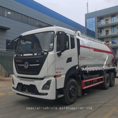 High-Capacity Dongfeng Tianlong Sewage Suction Truck for Urban Sanitation