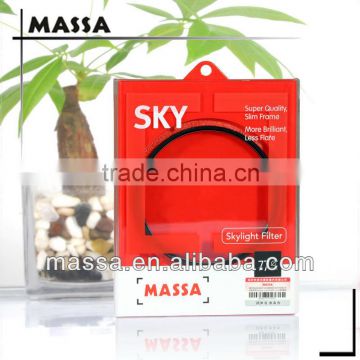 Massa super slim 77mm skylight camera filter for photography