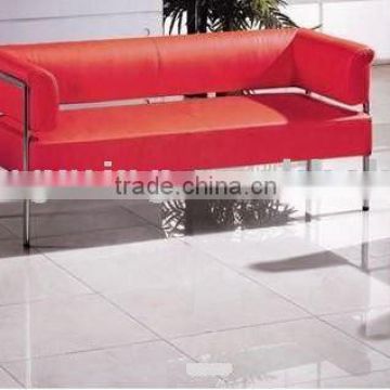 Modern red design leather armrest office sofa SF-024