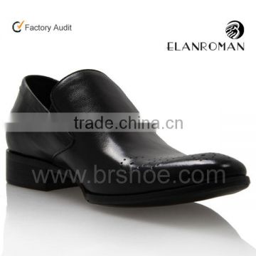 Hot selling latest design leather shoes men