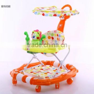 baby in a walker/baby walker with 8 swivel wheels/rolling baby walker