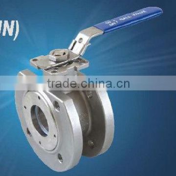 HOUD stainless steel product co.ltd,1-pc wafer flanged ball valve(DIN),stainless steel product