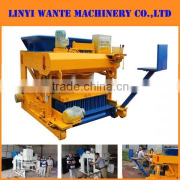 Movable Vibrated hollow block making machine WT6-30