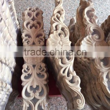 solid wood carving furniture parts