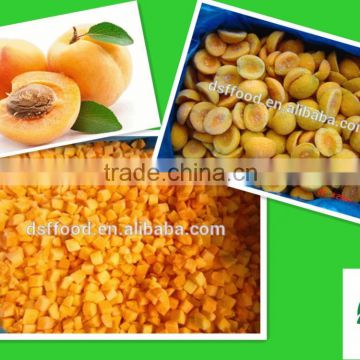 2015 crop good quality iqf frozen apricot dice