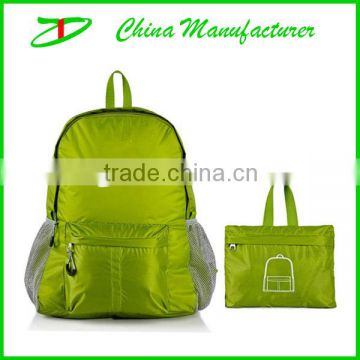 2014 factory wholesale outdoor waterproof foldable travelling backpack bag china