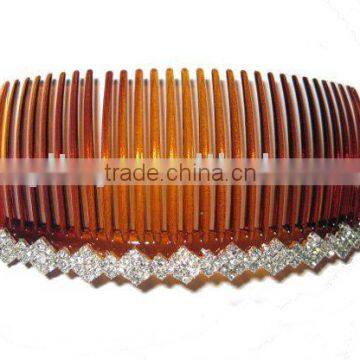 rhinestone hair comb