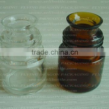Wide mouth Amber essential oil bottle