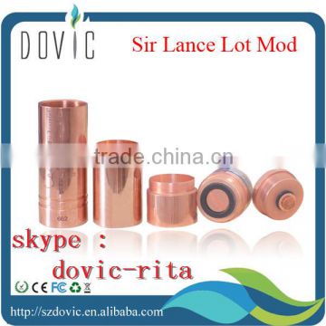 Alibaba express e cig product mechanical sir lance lot copper sir lancelot clone sir lancelot mod