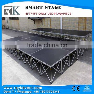 Portable stage platform,revolving stage, cheap truss system