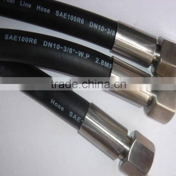 oil and heat resistant high pressure hydraulic rubber pipe