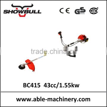 43cc brush cutter nylon trimmer head with 2-stroke engine