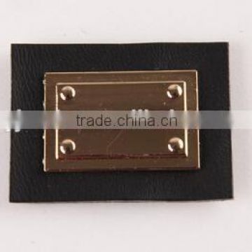 Metal Leather Label for Garment in Different Design