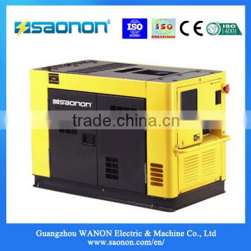 Manufacture Factory Suppiler 11kva soundproof diesel generator with price list