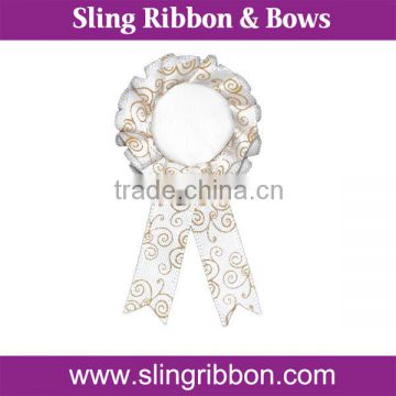 Customized Award Ribbon Rosette For Party
