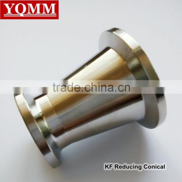Reducer conical KF16 to KF25 vacuum fittings, stainless steel