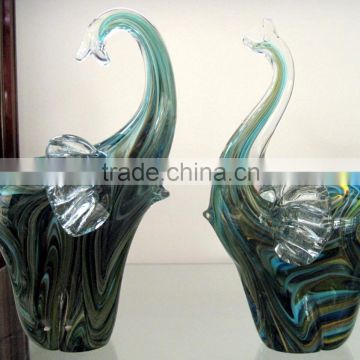 Hand made glass elephant, hotsale murano crafts