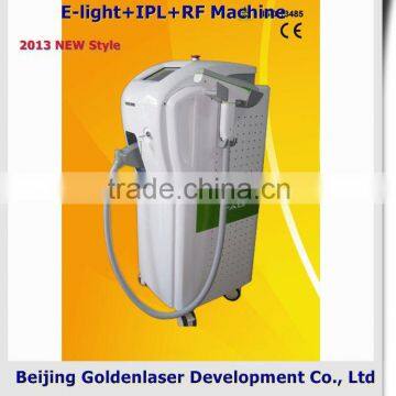 2013 laser tattoo removal slimming machine cavitation E-light+IPL+RF machine nano hair removal