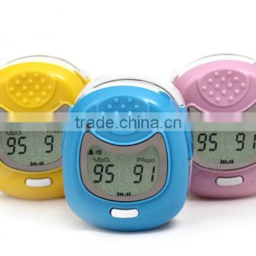 Good price Fingertip Child Pulse Oximeter for Children SPO2 PR monitor RPO-50QA pink blue yellow color