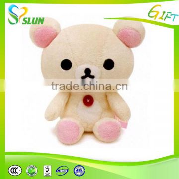 Cute bear plush toys super soft customized stuffed plush toy factory price